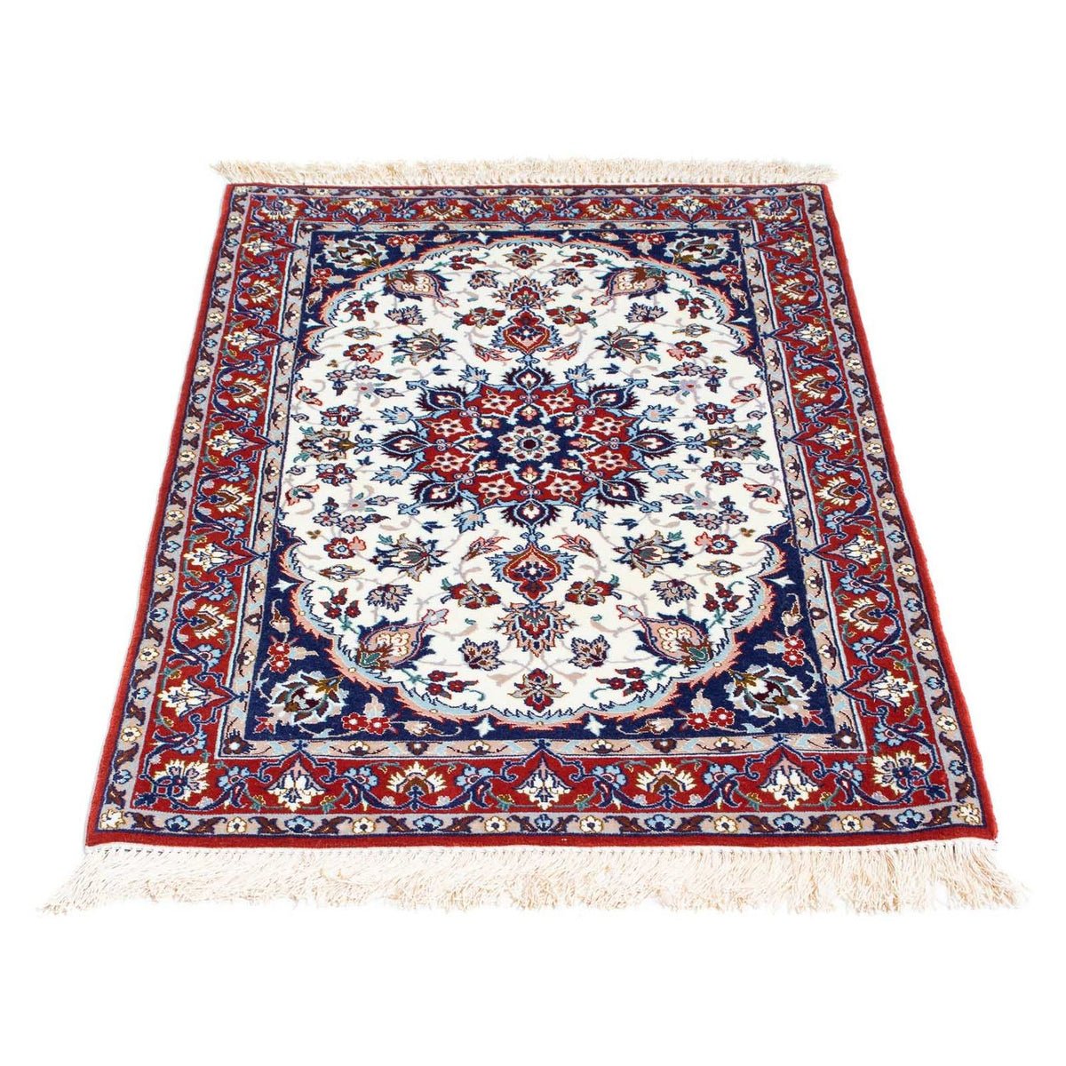 Persisk tæppe - Isfahan - Premium - 108 x 70 cm - beige