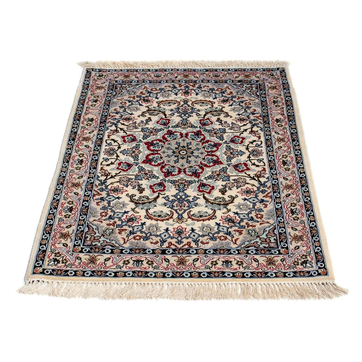 Persisk tæppe - Isfahan - Premium - 101 x 70 cm - beige