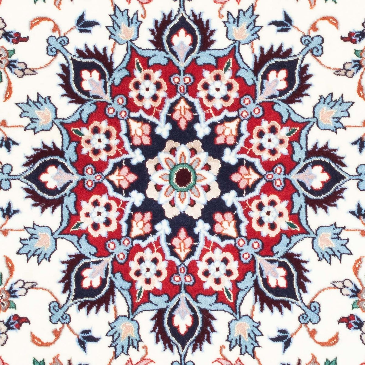 Persisk tæppe - Isfahan - Premium - 121 x 82 cm - beige