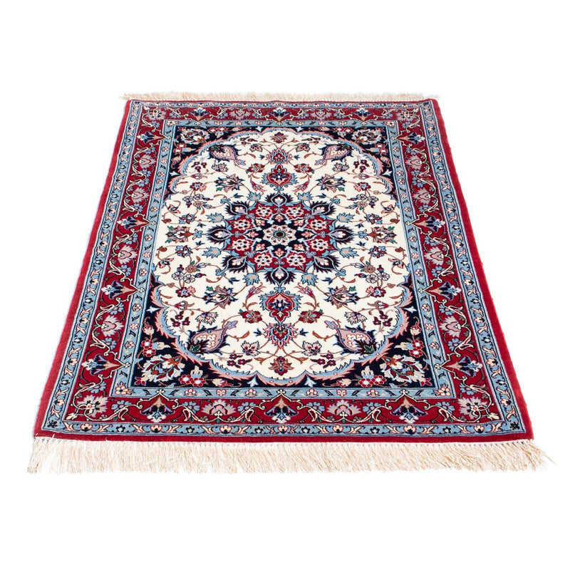 Persisk tæppe - Isfahan - Premium - 121 x 82 cm - beige
