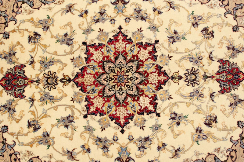 Persisk tæppe - Isfahan - Premium - 163 x 111 cm - beige