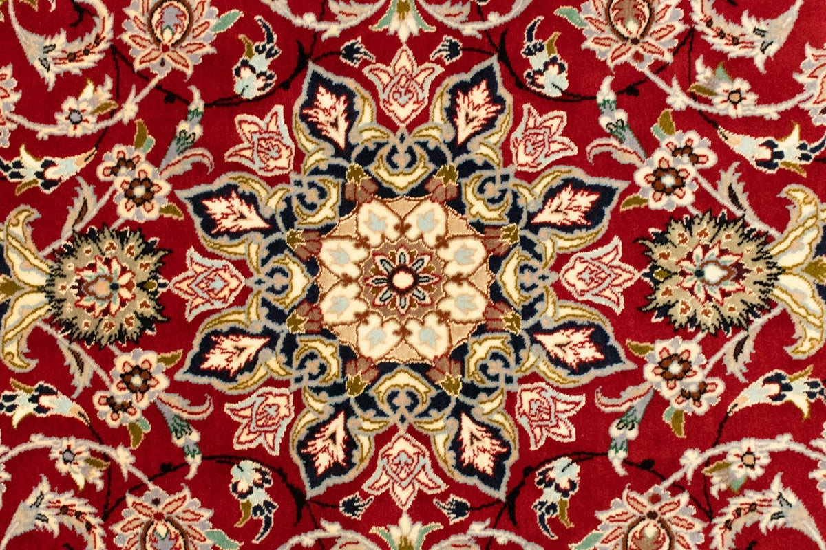 Persisk tæppe - Isfahan - Premium - 162 x 111 cm - rød