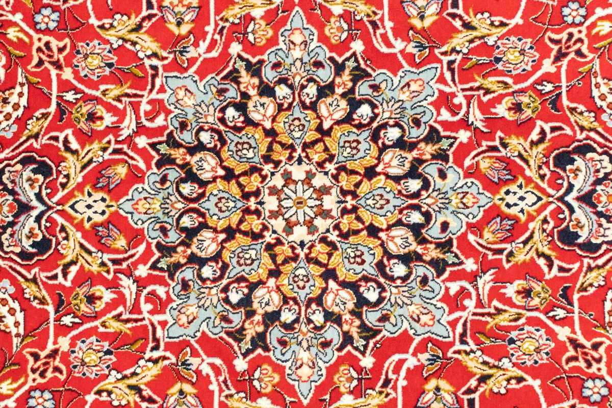 Persisk tæppe - Isfahan - Premium - 162 x 107 cm - rød