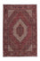 Persisk tæppe - Bijar - 205 x 136 cm - mørkerød