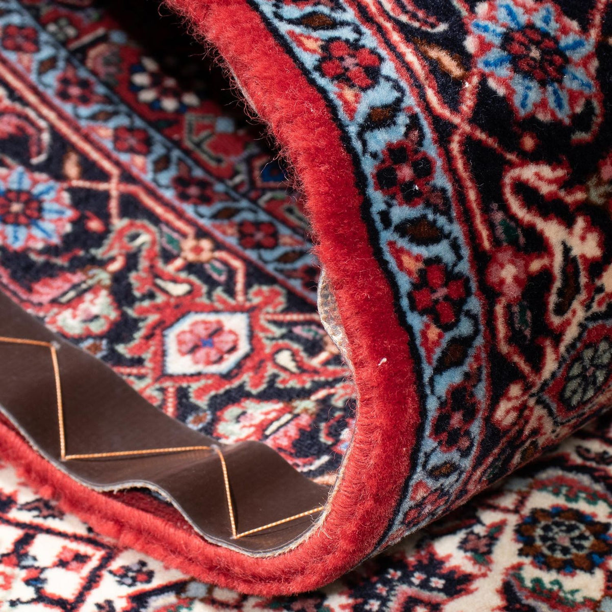 Løber Persisk tæppe - Bijar - 295 x 85 cm - mørkerød