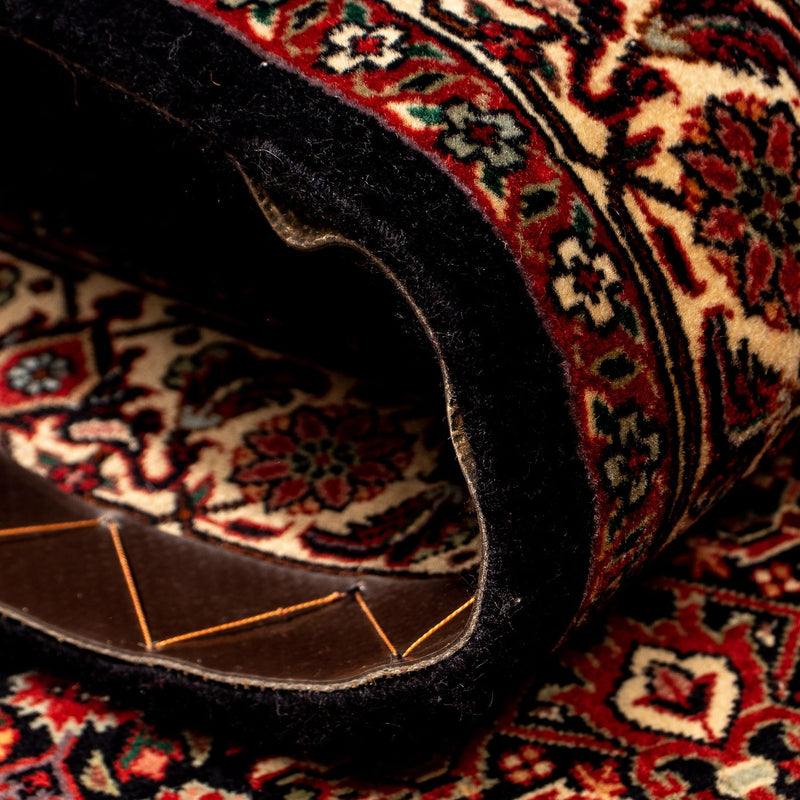 Løber Persisk tæppe - Bijar - 296 x 83 cm - mørkerød