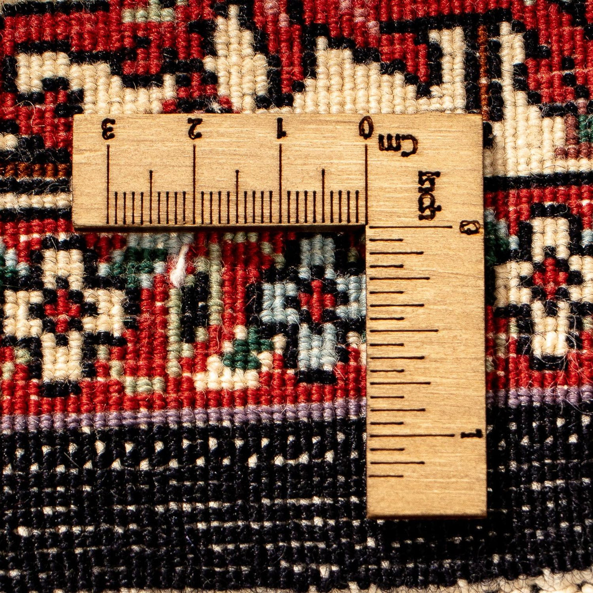 Løber Persisk tæppe - Bijar - 296 x 83 cm - mørkerød