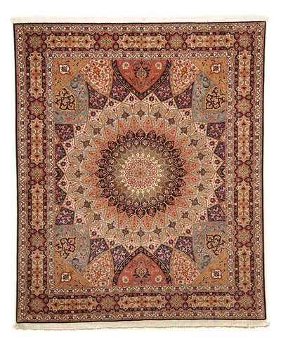 Tabriz - 50 Raj Tæppe 205x242cm - Persisk tæppe
