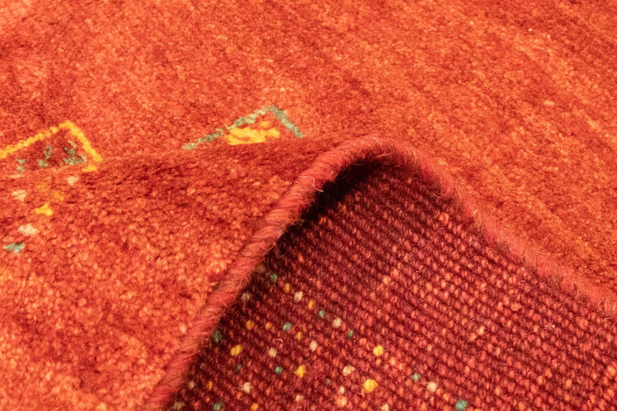 Gabbeh-tæppe - Persisk - 228 x 165 cm - rød
