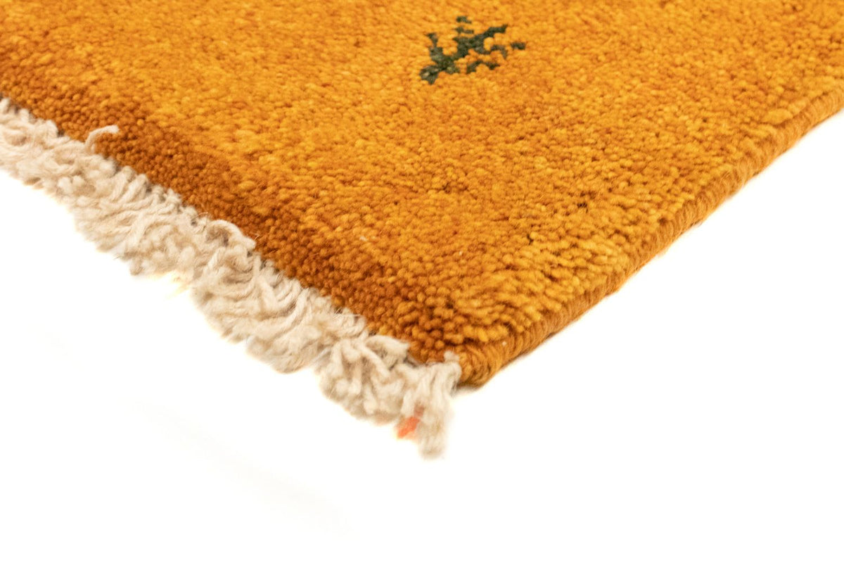 Gabbeh-tæppe - Persisk - 133 x 88 cm - guld