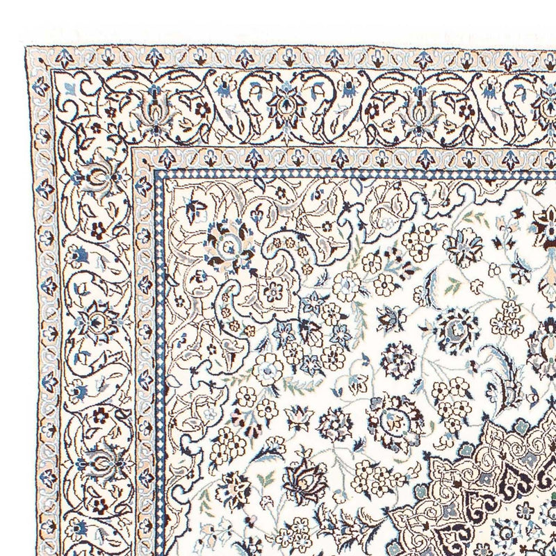 Persisk tæppe - Nain - Royal firkantet  - 205 x 198 cm - beige