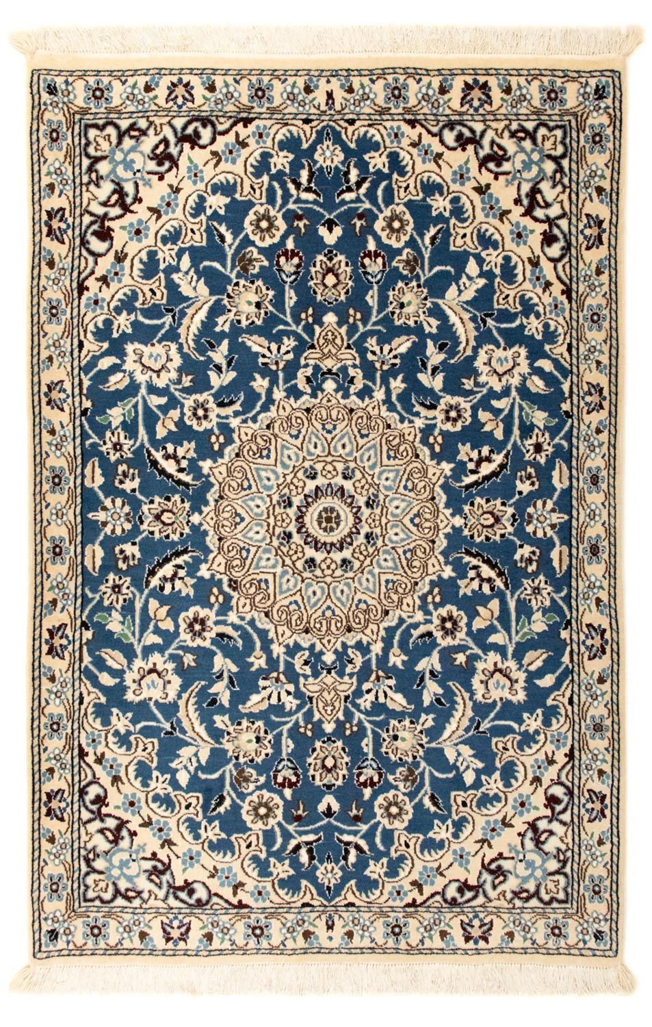 Persisk tæppe - Nain - Royal - 133 x 88 cm - blå