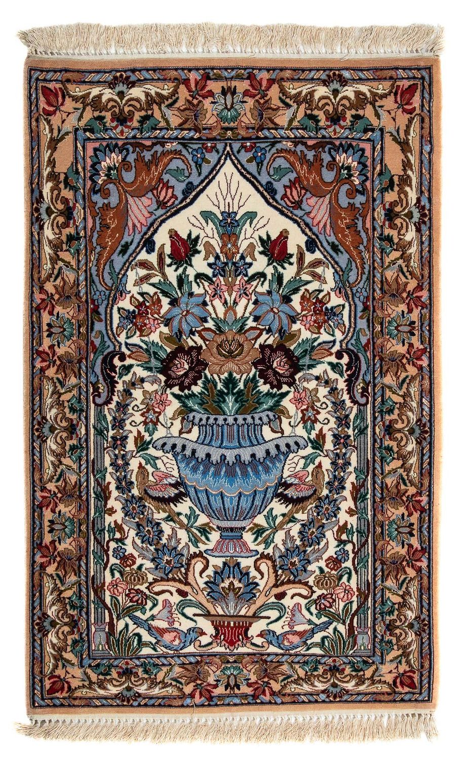 Persisk tæppe - Isfahan - Premium - 108 x 69 cm - flerfarvet