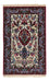 Persisk tæppe - Isfahan - Premium - 105 x 67 cm - mørkerød