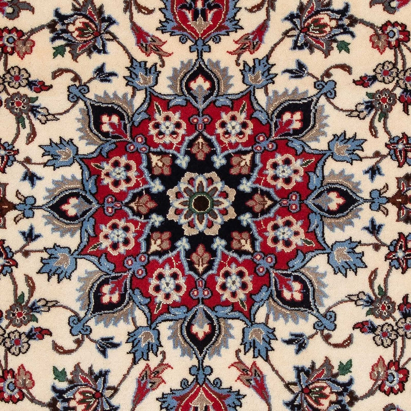 Persisk tæppe - Isfahan - Premium - 120 x 84 cm - mørkerød