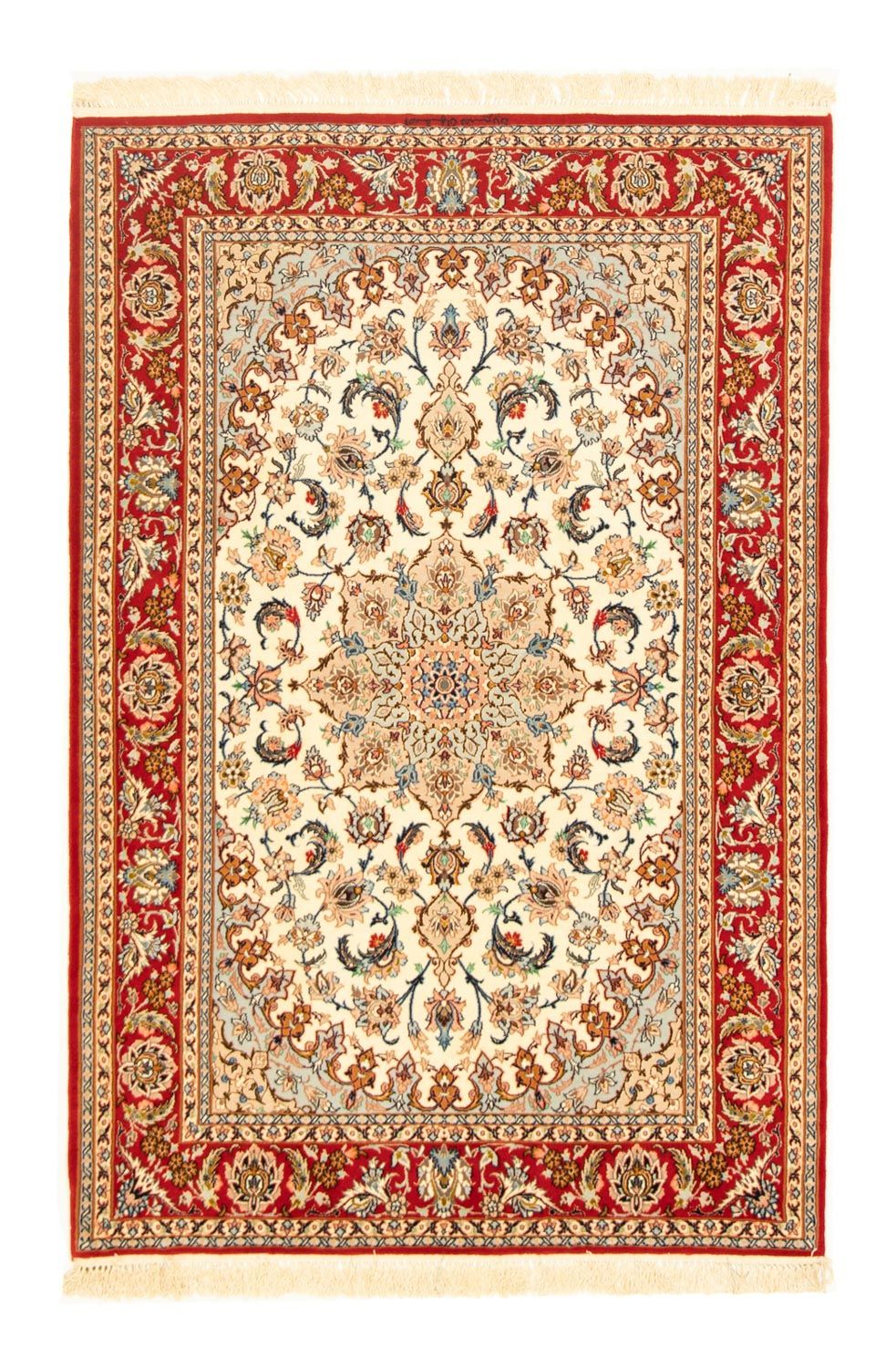 Persisk tæppe - Isfahan - Premium - 163 x 109 cm - beige