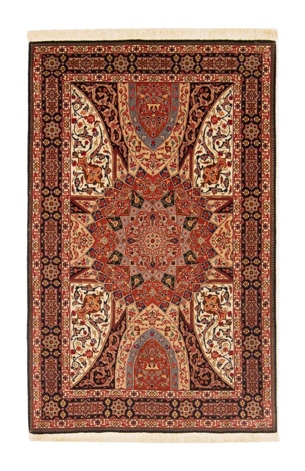 Persisk tæppe - Tabriz - Royal - 160 x 103 cm - flerfarvet