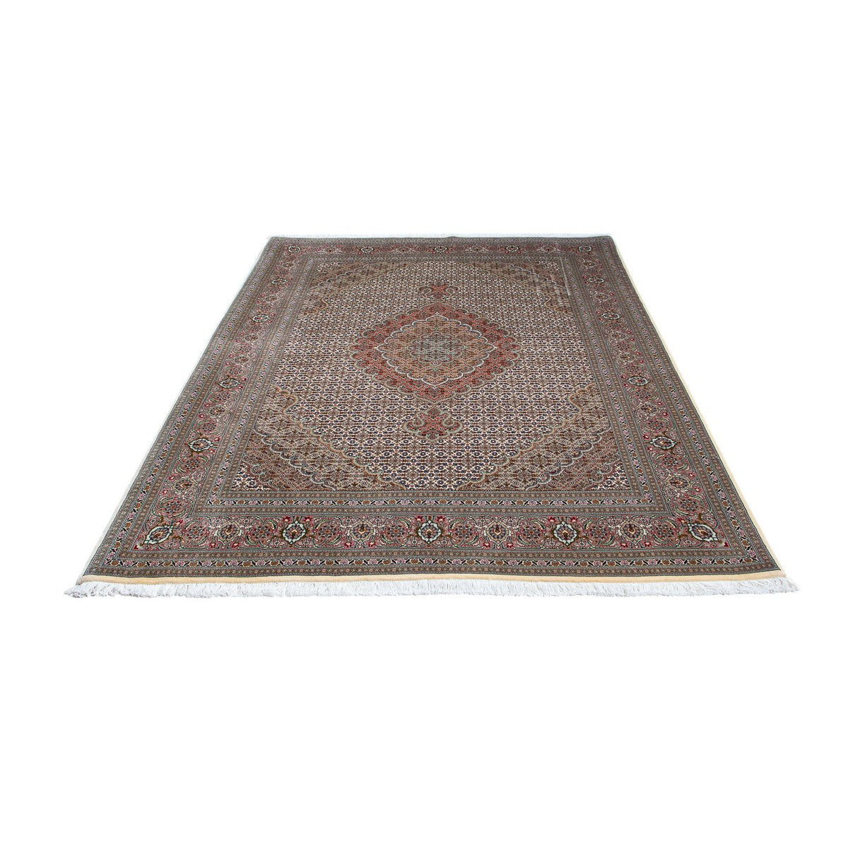 Persisk tæppe - Tabriz - 220 x 153 cm - beige