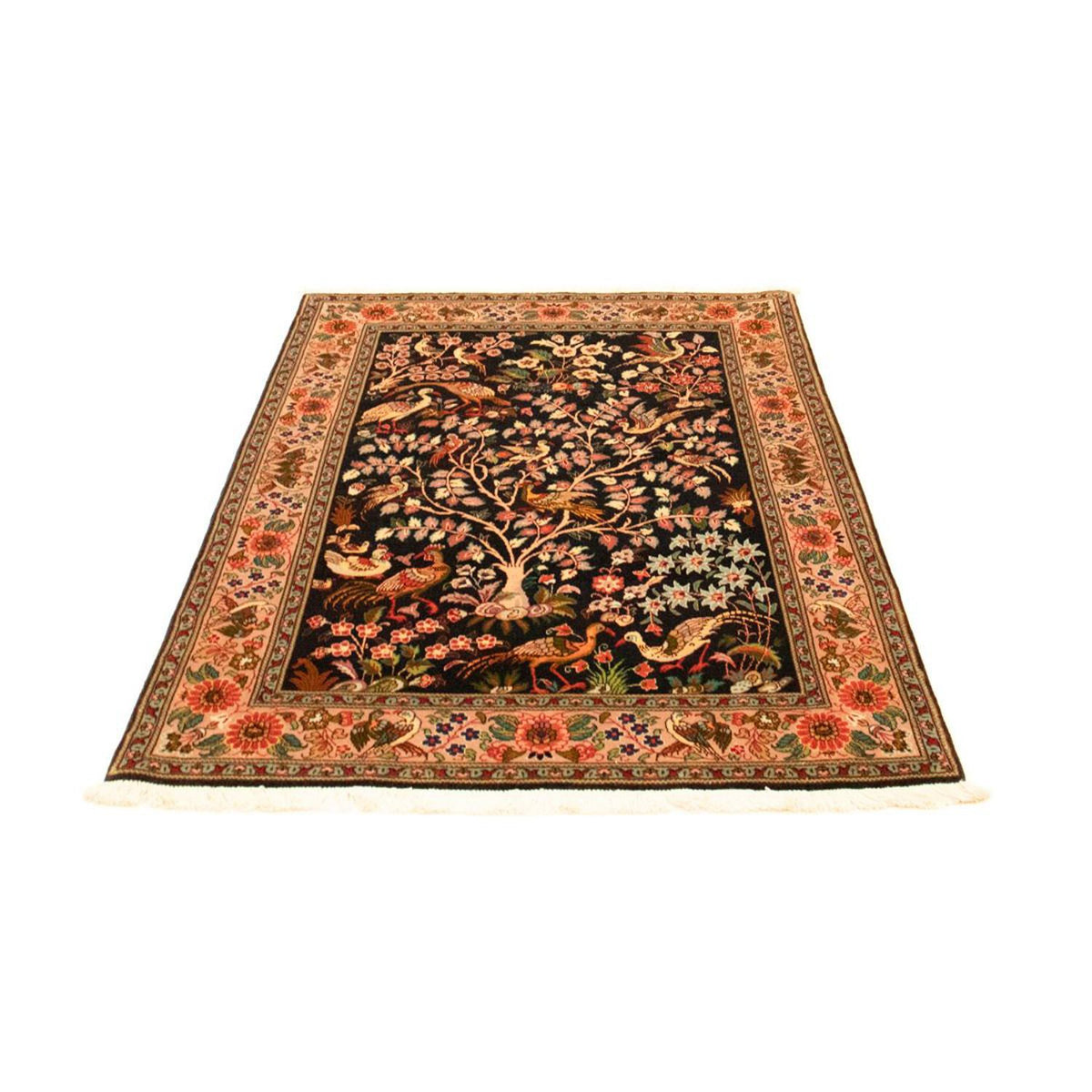 Persisk tæppe - Tabriz - Royal - 148 x 100 cm - mørkeblå
