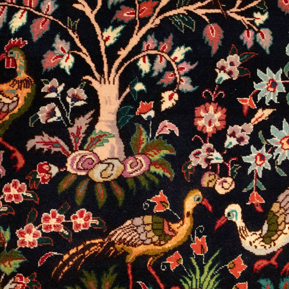 Persisk tæppe - Tabriz - Royal - 148 x 100 cm - mørkeblå