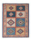 Kelim-tæppe - orientalsk - 216 x 161 cm - flerfarvet