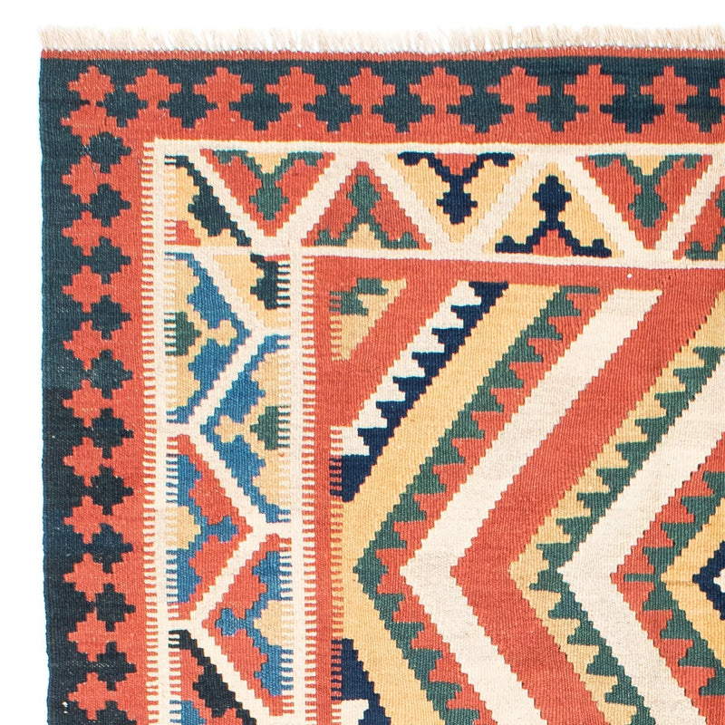 Kelim-tæppe - orientalsk - 212 x 146 cm - rust