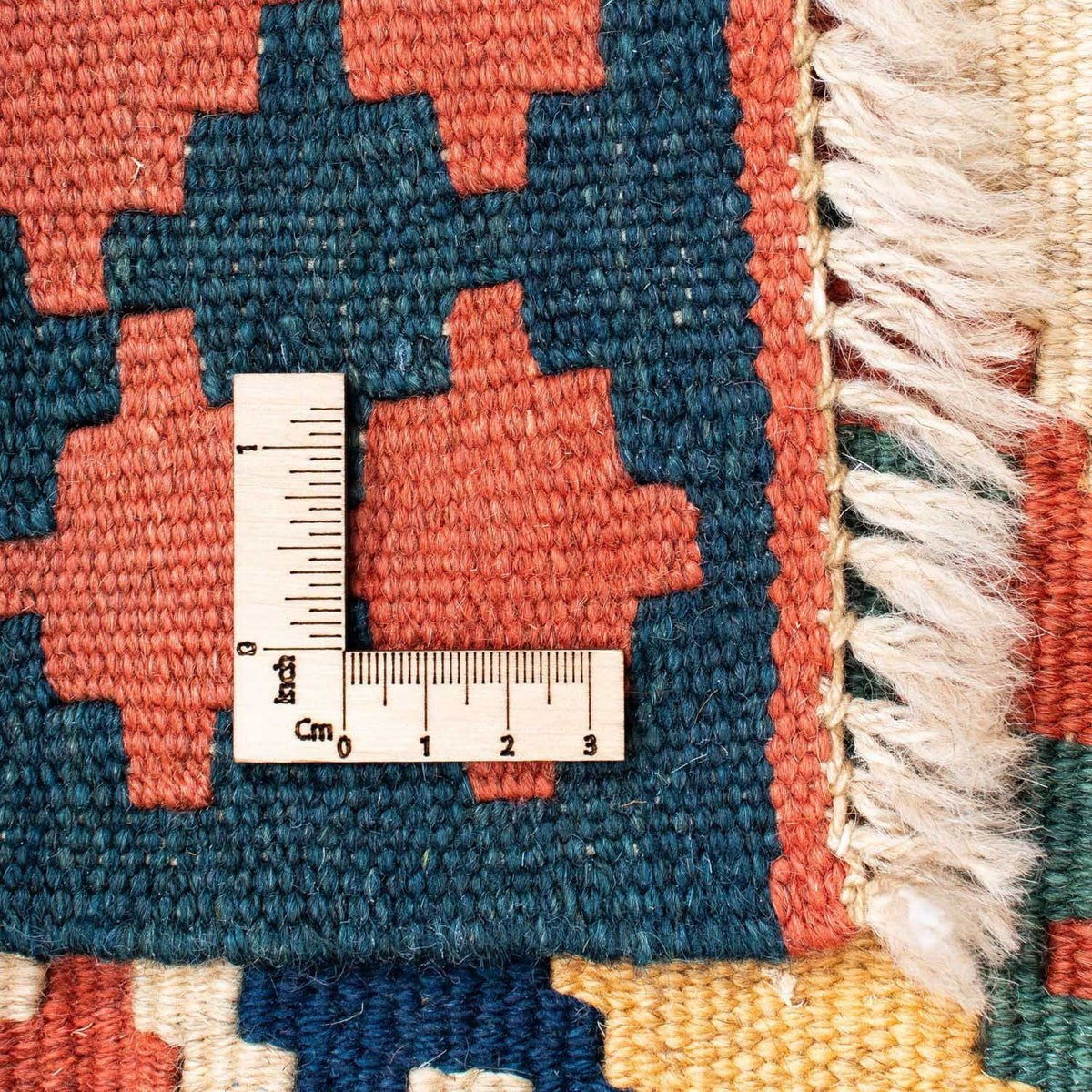 Kelim-tæppe - orientalsk - 212 x 146 cm - rust