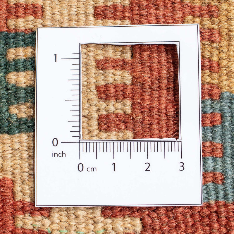 Kelim-tæppe - orientalsk - 218 x 145 cm - brun