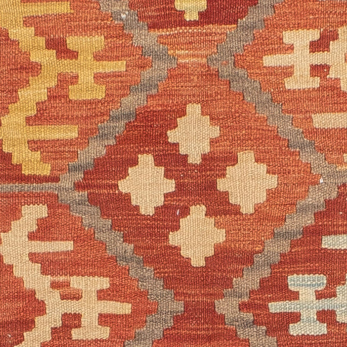 Kelim-tæppe - orientalsk - 175 x 117 cm - blå