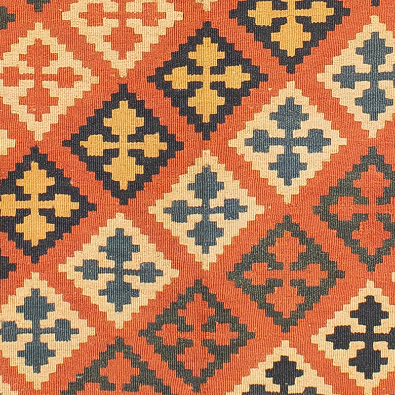 Kelim-tæppe - orientalsk - 195 x 124 cm - orange
