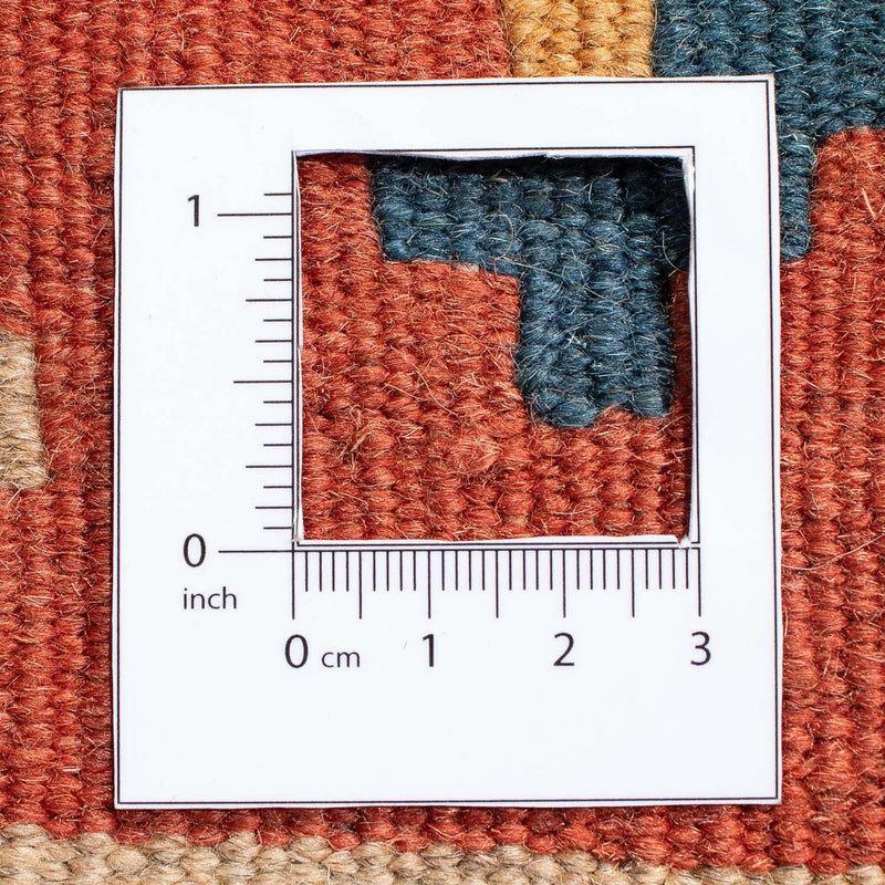 Kelim-tæppe - orientalsk - 195 x 124 cm - orange