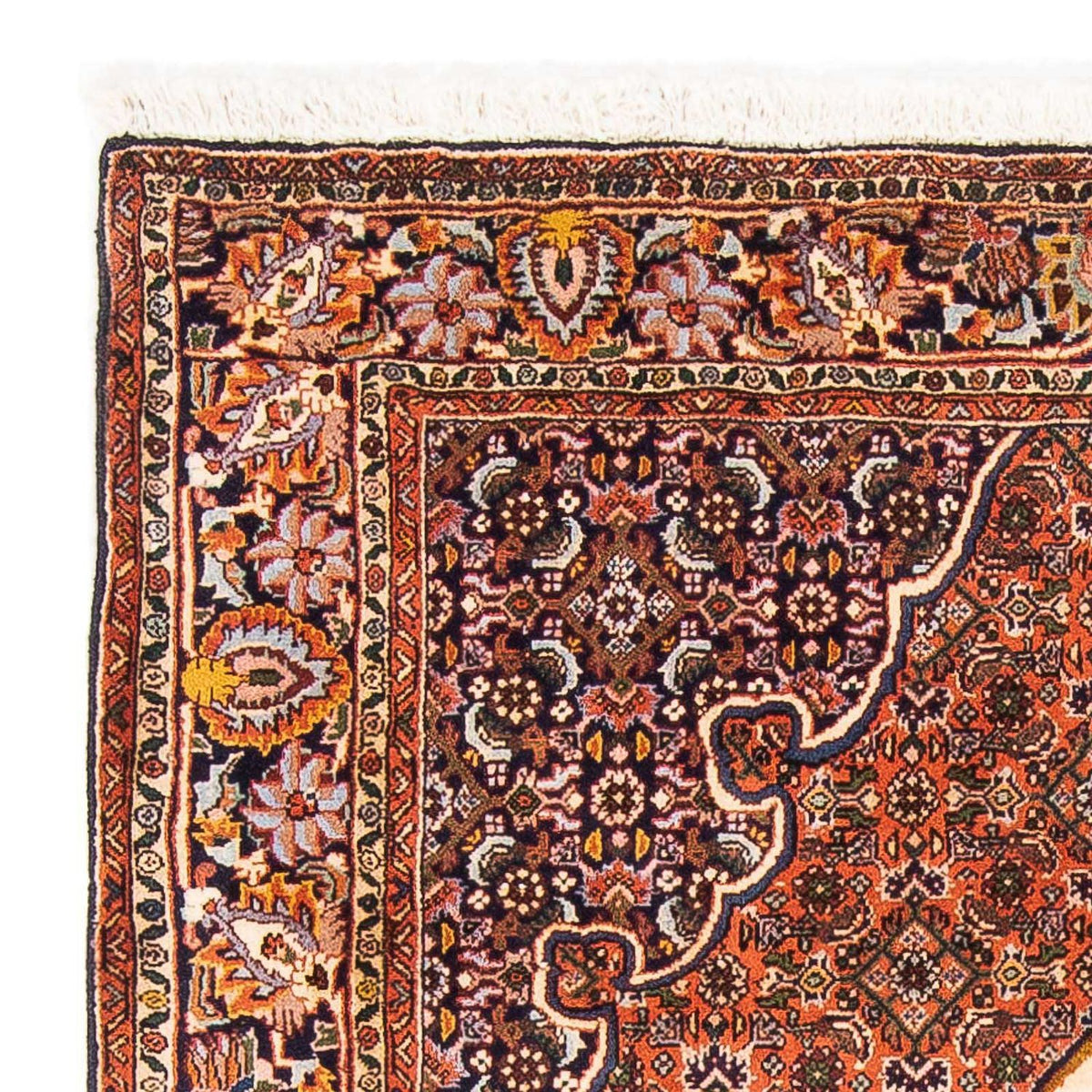 Persisk tæppe - Bijar - 178 x 108 cm - lysrød