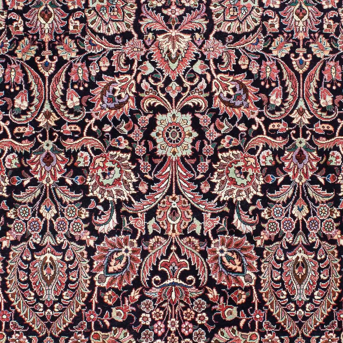 Persisk tæppe - Bijar - 209 x 130 cm - mørkeblå