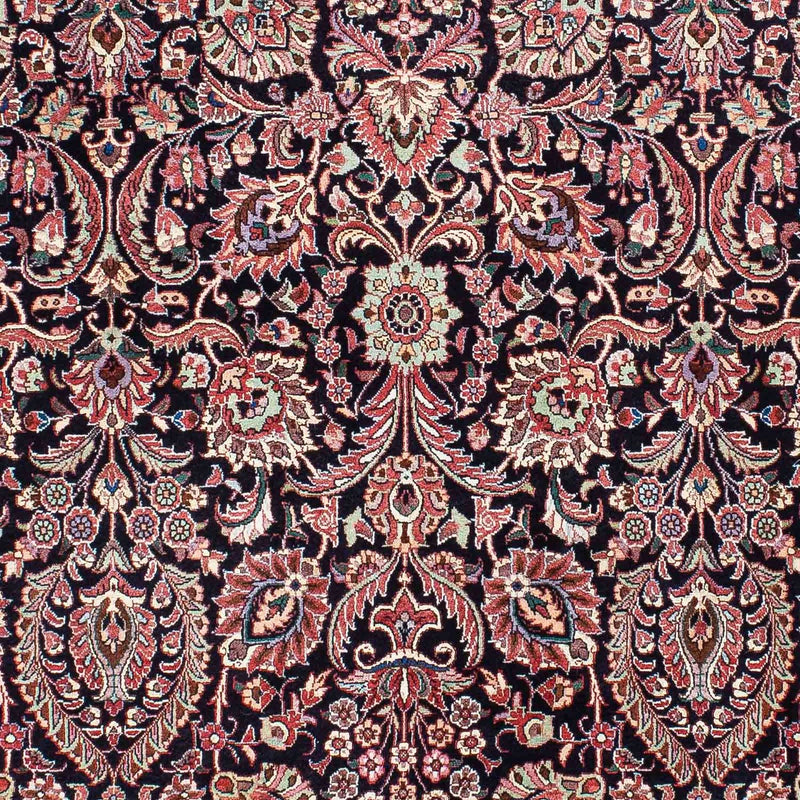 Persisk tæppe - Bijar - 209 x 130 cm - mørkeblå