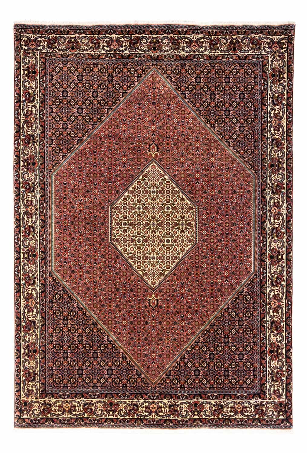 Persisk tæppe - Bijar - Royal - 291 x 200 cm - rød