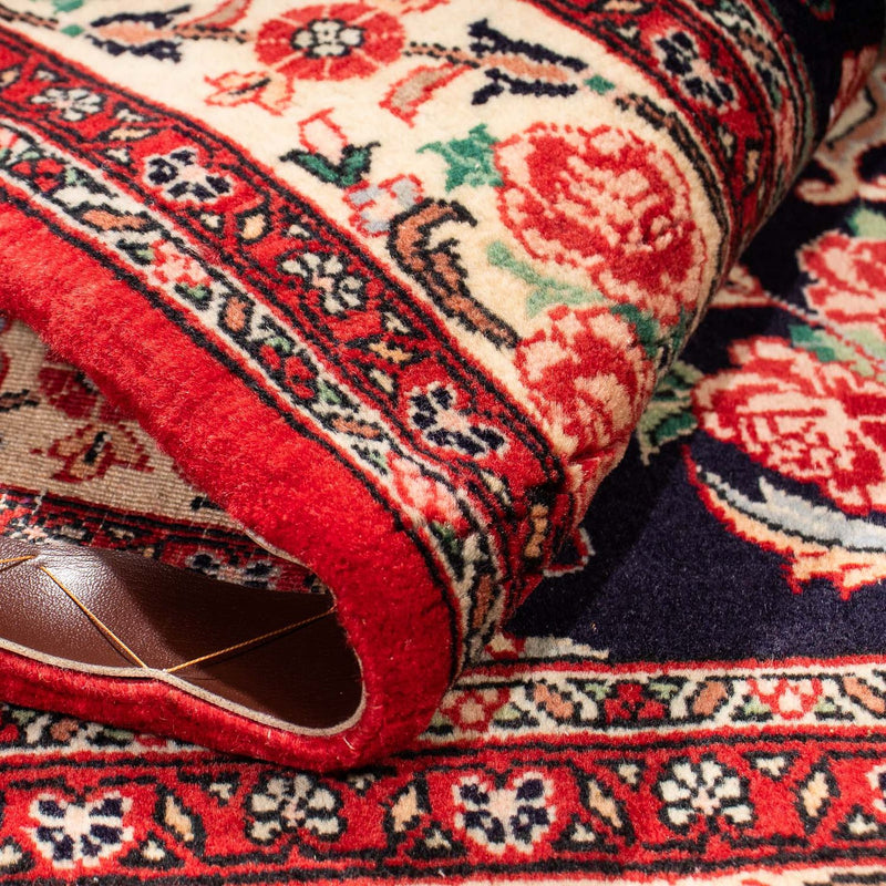 Persisk tæppe - Bijar firkantet  - 161 x 148 cm - rød