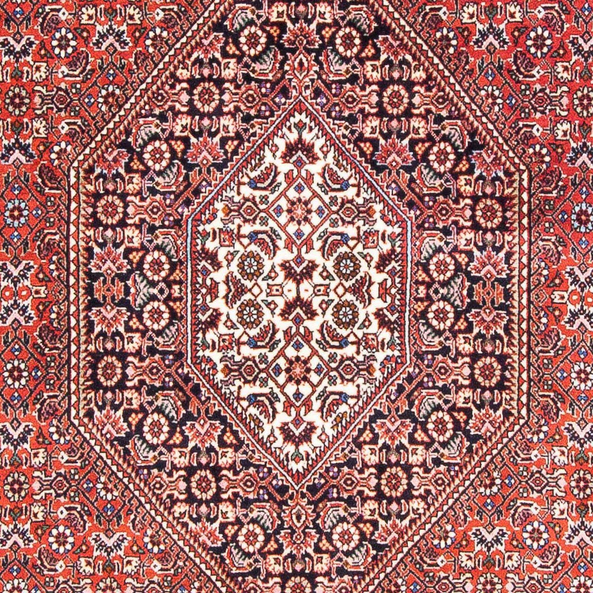 Persisk tæppe - Bijar - 180 x 108 cm - rød