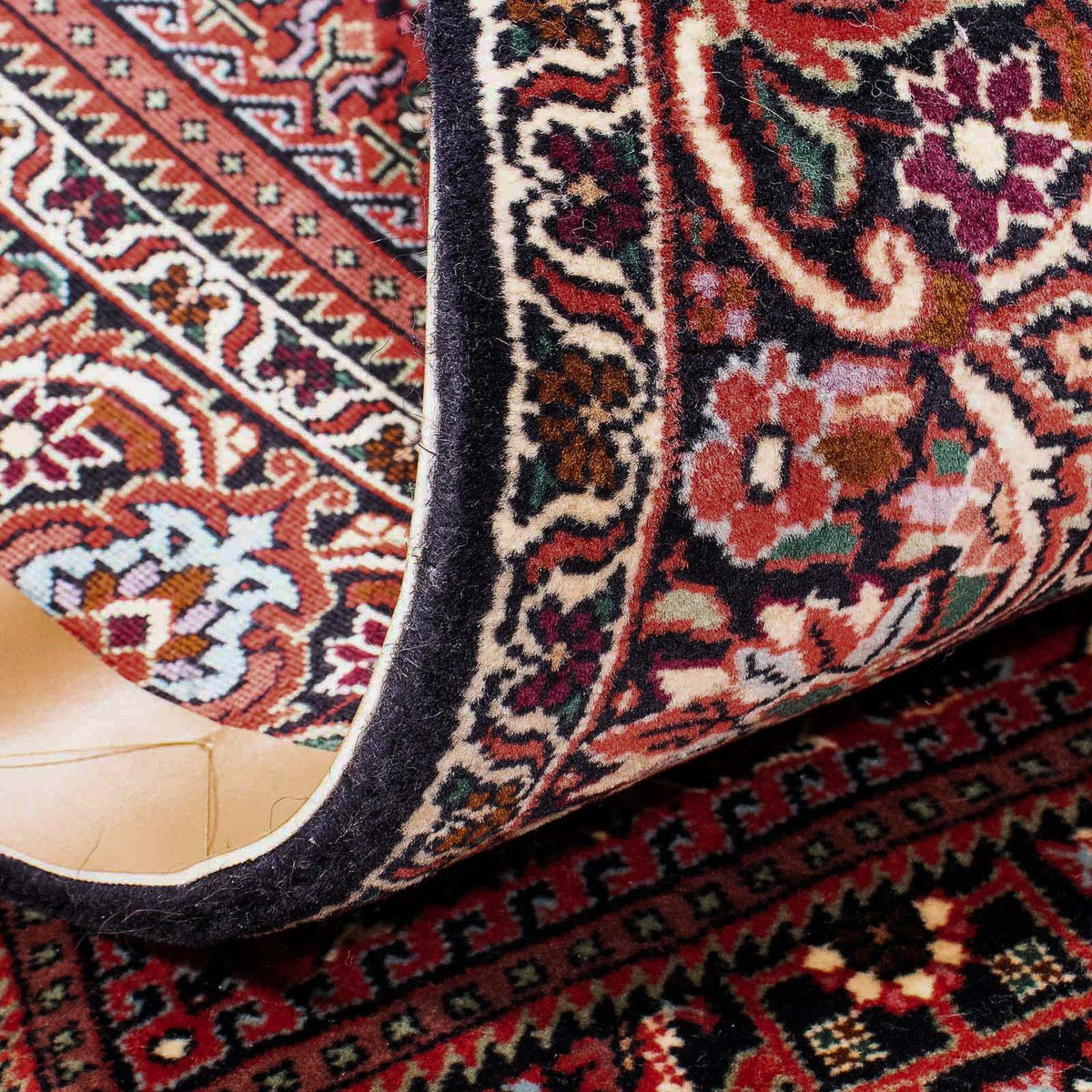 Løber Persisk tæppe - Bijar - 181 x 104 cm - rød