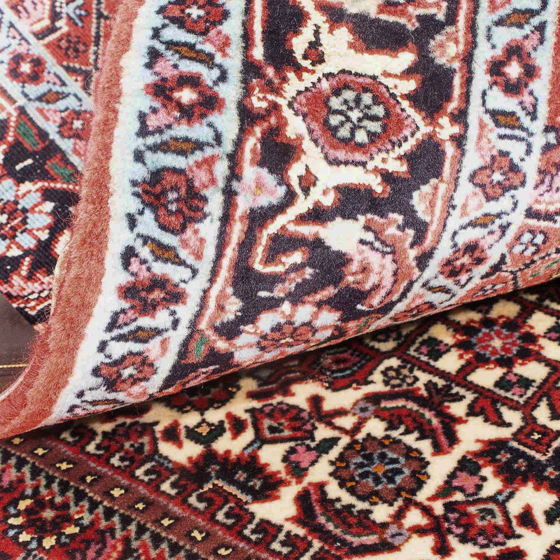 Persisk tæppe - Bijar - 152 x 75 cm - lysrød