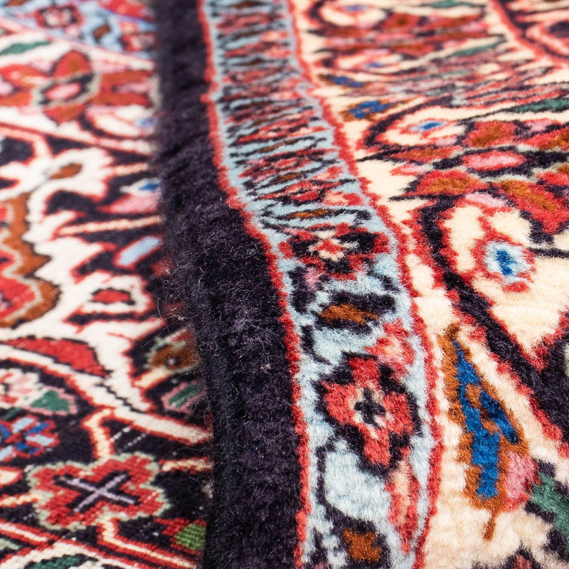 Persisk tæppe - Bijar - 307 x 248 cm - lysrød