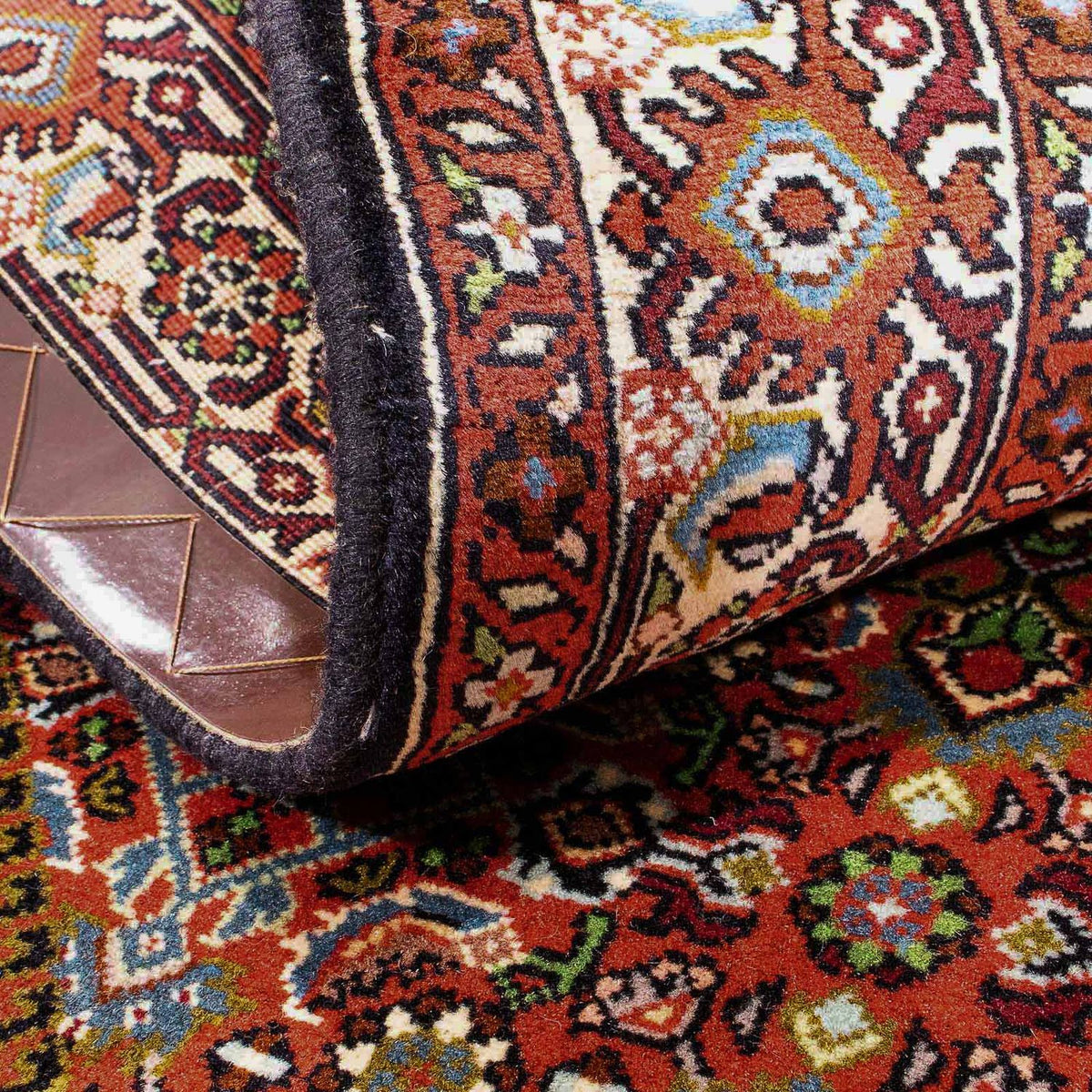 Persisk tæppe - Bijar - 158 x 103 cm - lysrød