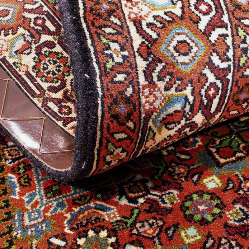 Persisk tæppe - Bijar - 158 x 103 cm - lysrød