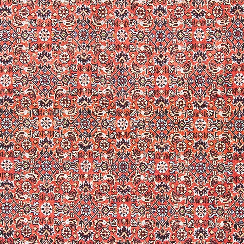 Persisk tæppe - Bijar - 137 x 96 cm - mørkerød