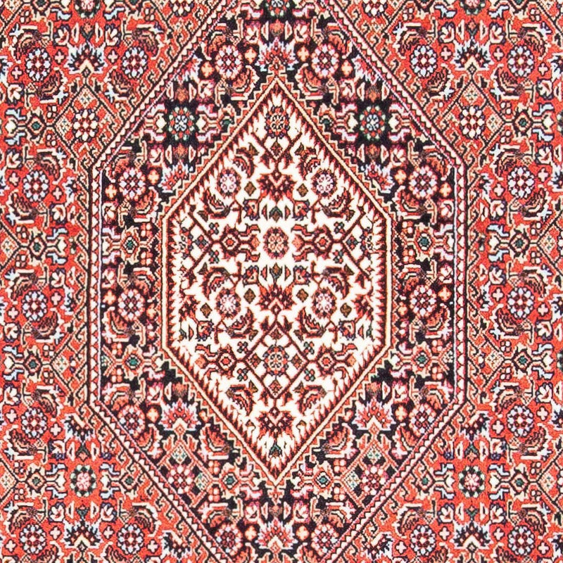 Persisk tæppe - Bijar - 145 x 88 cm - lysrød