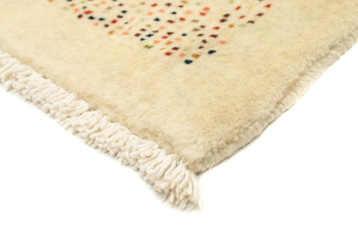 Gabbeh Tæppe - Loribaft Persisk - 242 x 158 cm - beige