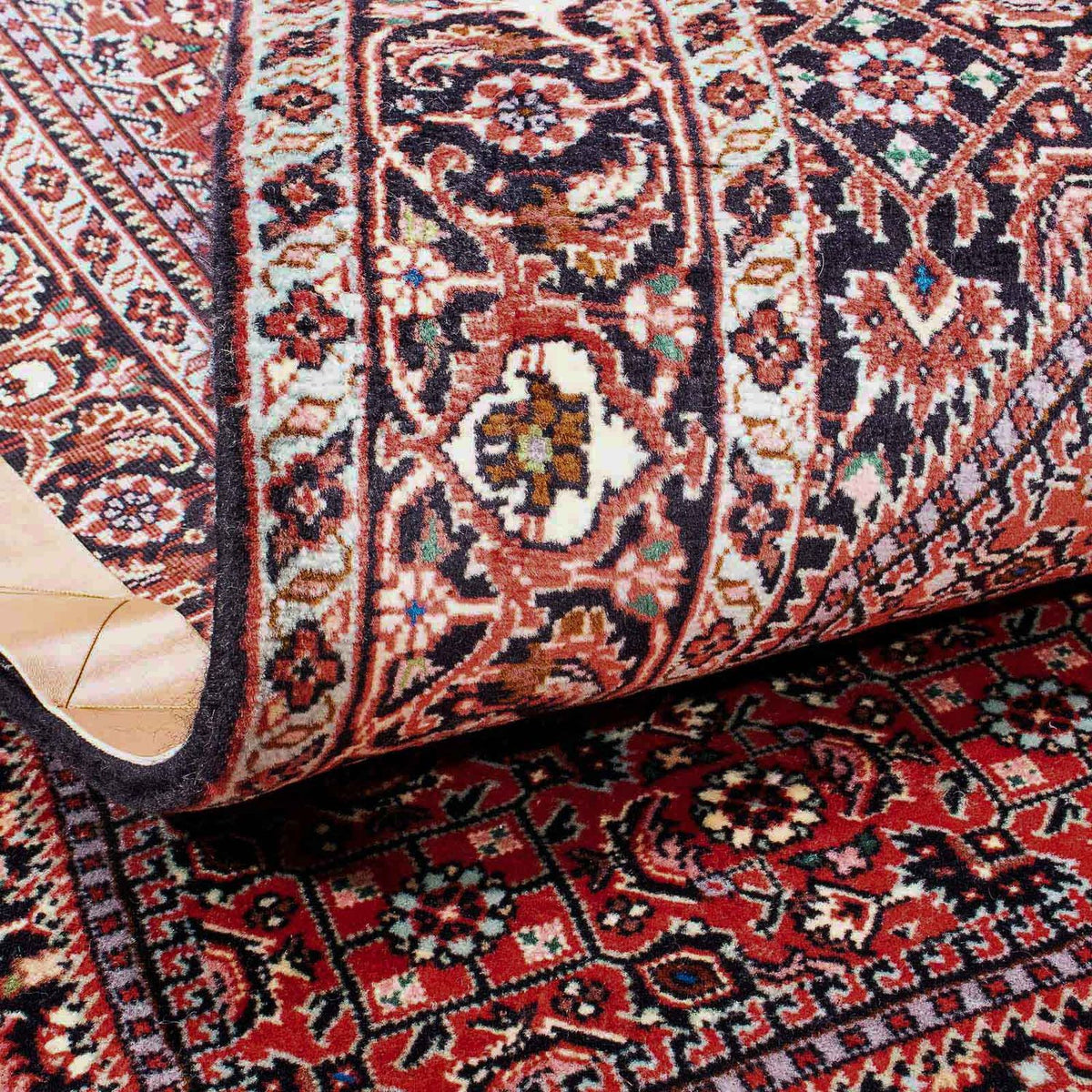 Persisk tæppe - Bijar - 176 x 112 cm - rød