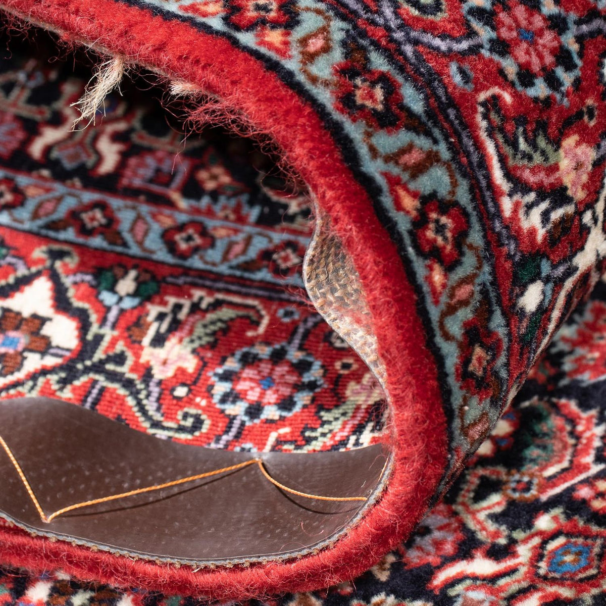 Løber Persisk tæppe - Bijar - 288 x 86 cm - rød