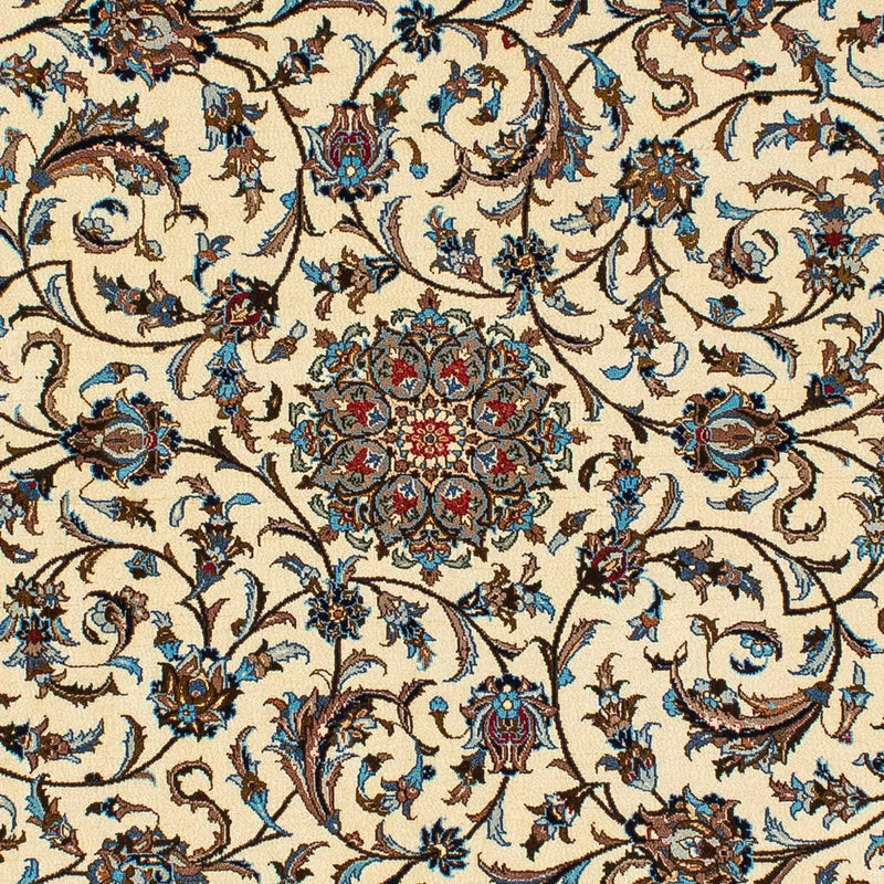 Persisk tæppe - Isfahan - Premium - 207 x 134 cm - beige