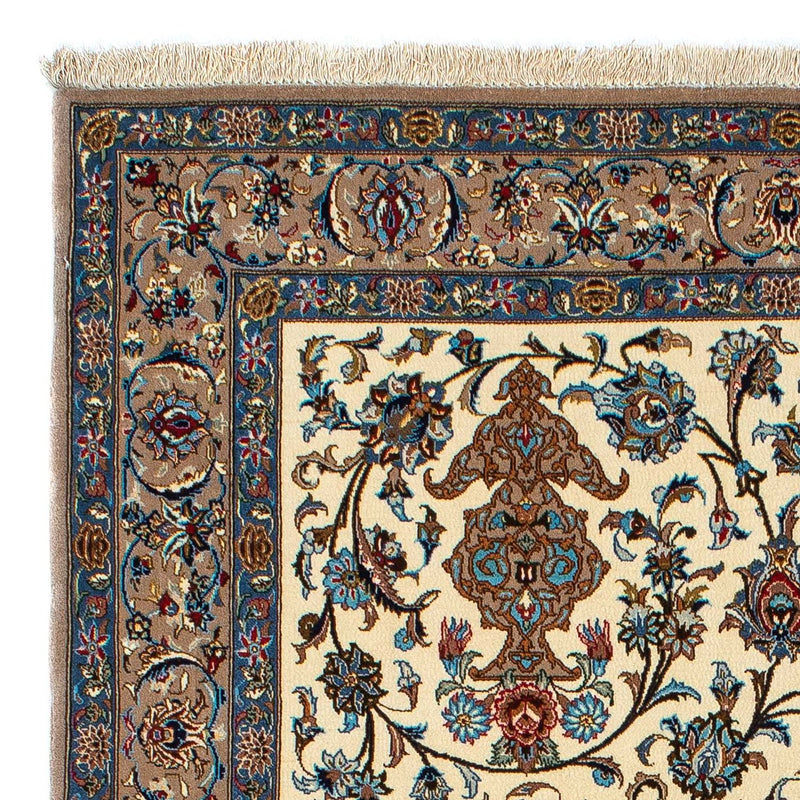 Persisk tæppe - Isfahan - Premium - 207 x 134 cm - beige