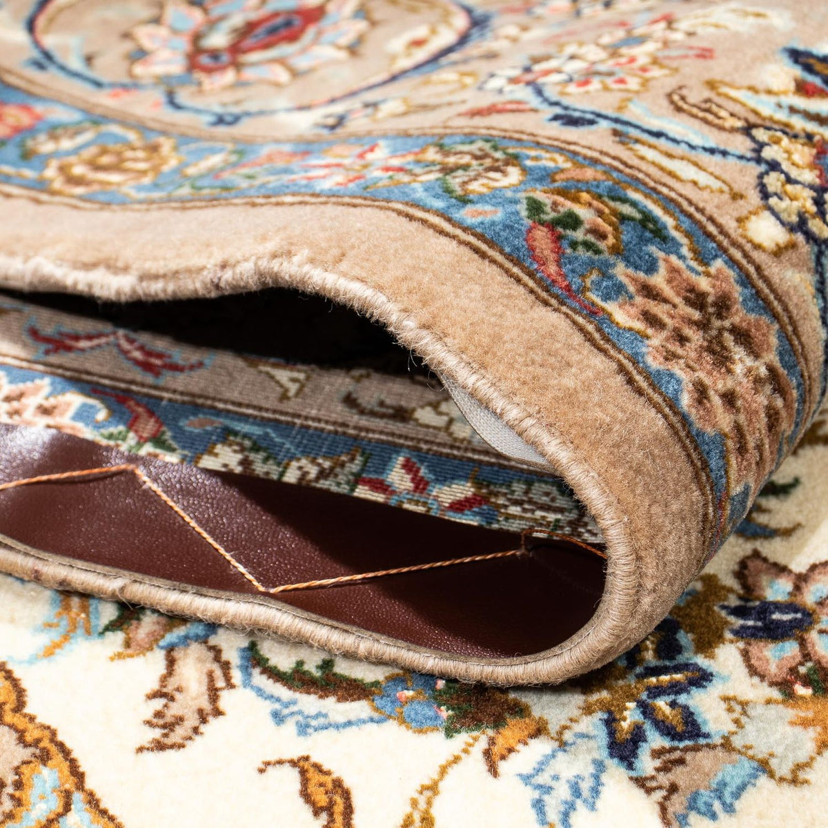 Persisk tæppe - Isfahan - Premium - 207 x 134 cm - beige